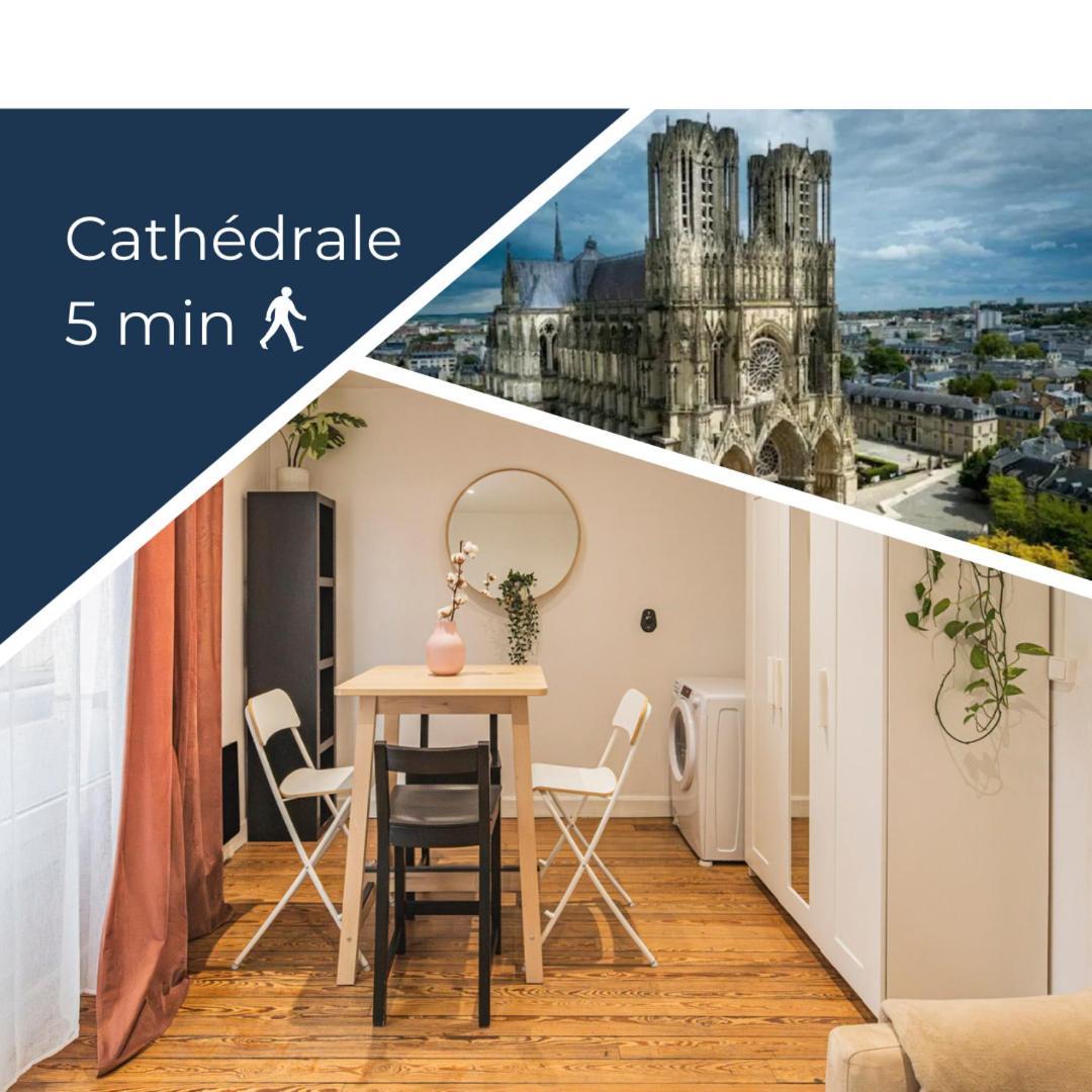 Appartement Cosy Proche Cathedrale Реймс Екстер'єр фото